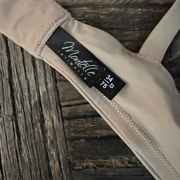 NWOT Montelle 9310 Pure Demi Cup T-Shirt Sand Bra – 34D - Picture 9 of 10